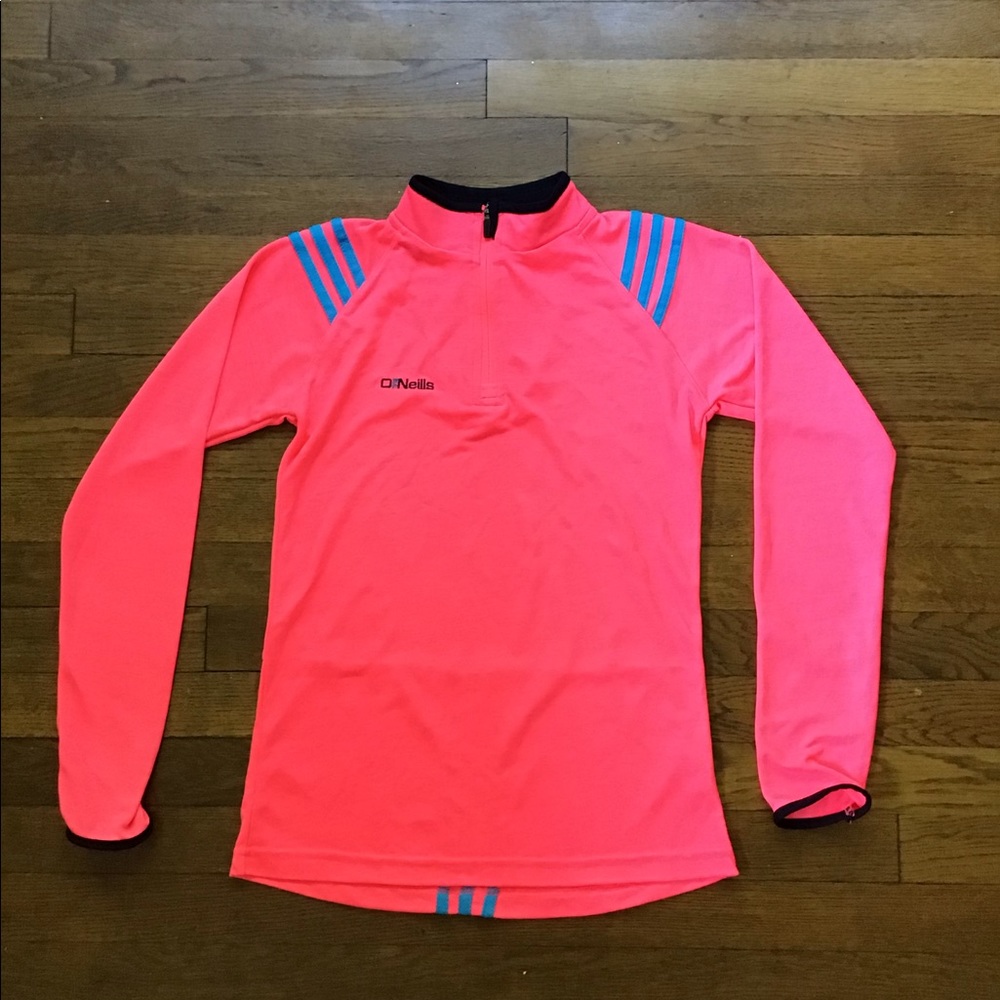 O’Neills Pink/Blue 1/4 zip Dri-Fit